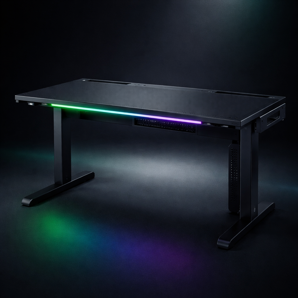 Bureau gaming Secretlab Magnus Pro en métal avec système de gestion des câbles