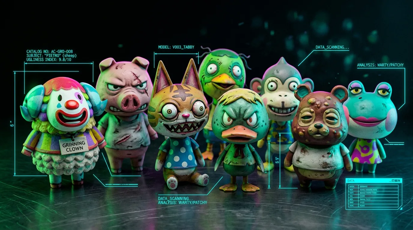 Les 10 pires habitants d'Animal Crossing : les plus moches à éviter