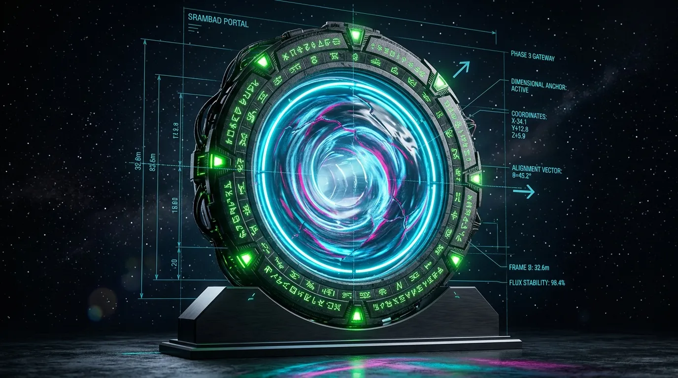 Position du portail Srambad : localisation et accès à la dimension